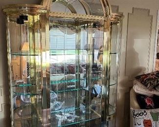 Brass and Glass cabinet