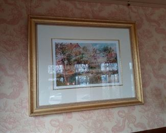 Framed artwork