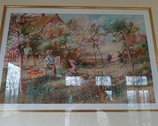 Framed artwork