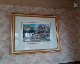 Framed artwork