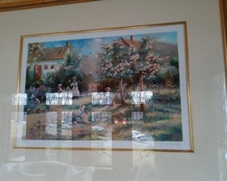 Framed artwork