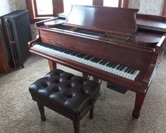 Steinway & Sons Baby Grand Piano ~ circa 1901, restored in 2006