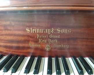 Steinway & Sons Baby Grand Piano ~ circa 1901, restored in 2006 (alternate view)