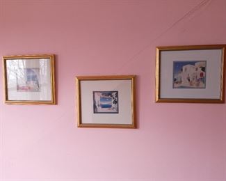 Framed artwork