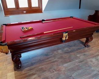 Billiard table (alternate view)