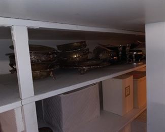 Silver servingware