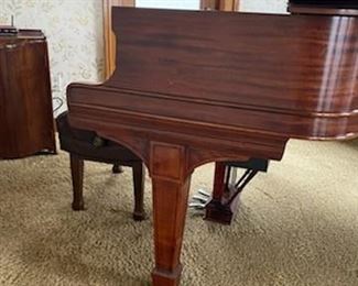 Steinway & Sons Baby Grand Piano ~ circa 1901, restored in 2006 (alternate view)