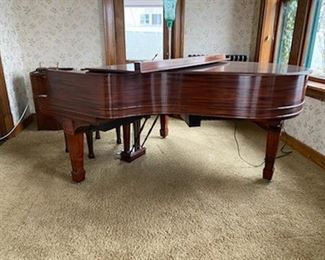 Steinway & Sons Baby Grand Piano ~ circa 1901, restored in 2006 (alternate view)