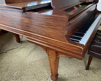 Steinway & Sons Baby Grand Piano ~ circa 1901, restored in 2006 (alternate view)