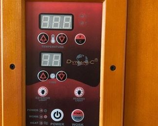 Dynamic Sauna control panel