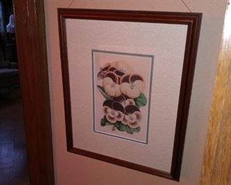 Framed artwork