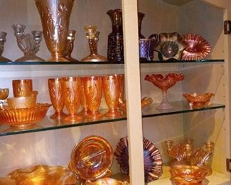 Carnival glass assortment