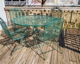 Iron Patio Set