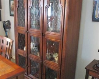 ALL ITEMS IN CHINA CABINET NOT SHOWN.  PRICE OF CHINA CAB. $175