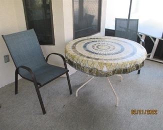 TABLE BAD CONDITION $10  CHAIRS $25 PR