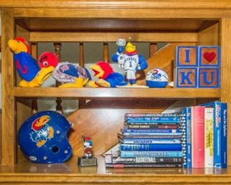 KU Football Helmet & KU Decor