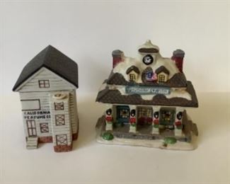 Christmas village houses