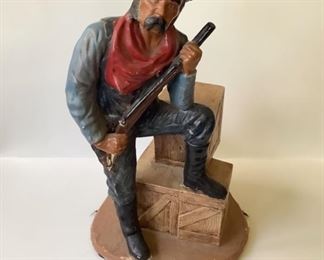 Cowboy statue