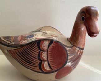 Mexican pottery duck