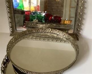Mirrored tray