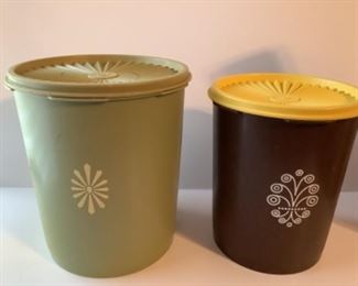 Tupperware canisters