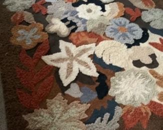 Floral vintage rug