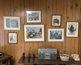 Signed prints & sketches 