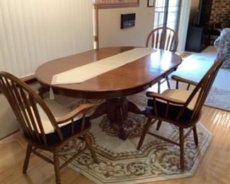 6 chair dining table & chairs 