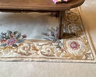 Extremely thick beautiful rug. All of our floor rugs are very thick and well-made.