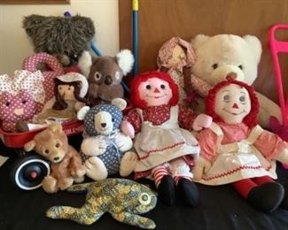 Raggedy Ann, Vintage stuffed animals