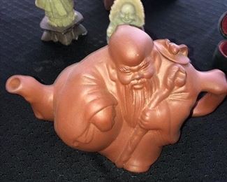 Chinese Figural Teapot