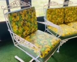 ROD IRON PATIO FURNITURE (WOODARD INSPIRED).