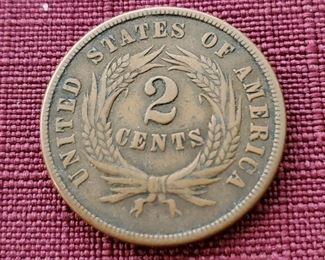 US Double Eagle gold coins and many other early US silver coins, Canadian Maple Leaf gold coins, and  tubes of 25 silver American Prospector rounds. 