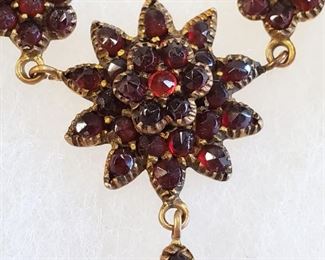 1880s/90s Bohemian Garnet 16" Necklace & More