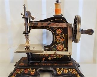 Antique German Toy Childs Sewing Machine