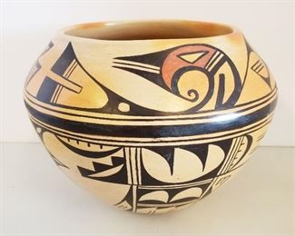 8" Hopi Tewa Pueblo Olla Pot by Norma Ami