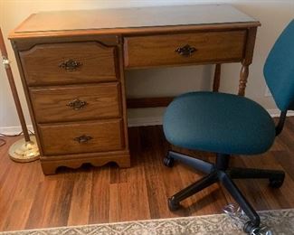 Desk and office chair