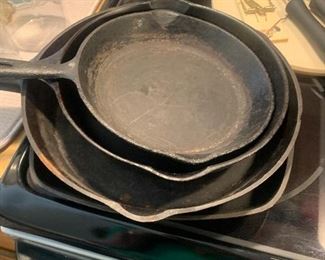 Cast iron skillets