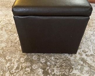 17” square storage ottoman