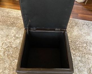 Inside of ottoman