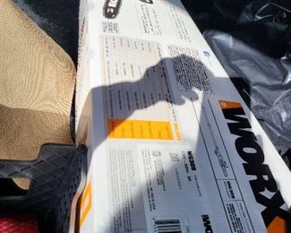 worx electric chain saw with extension pole