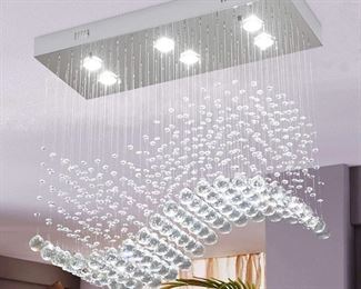 crystal acrylic chandelier modern