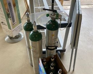 oxygen tanks