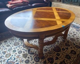 inlaid wood table