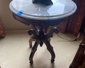 marble top table