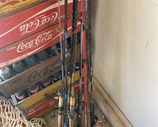 fishing poles