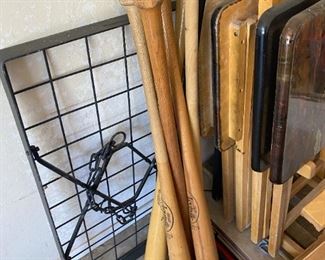 wooden baseball bats