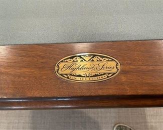 AMF Highland Series Limited Edition Pool Table with brand new felt!  LIKE NEW!  Measures 54" x 83". Photo 2 of 7. 