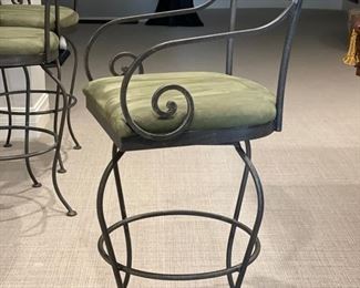 Martin Wood Swivel Bar Stool - 3 available. Seat Height measures 31" H. Photo 1 of 2. 