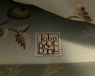 Custom John Boone upholstered floral sofa with down cushions. Measures 70" W x 38" D. Photo 5 of 5. 